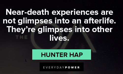 The OA quotes about Near-death experiences are not glimpses into an afterlife