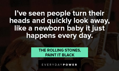 The Rolling Stones quotes on newborn baby