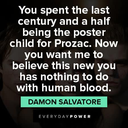 The Vampire Diaries quotes about human blood