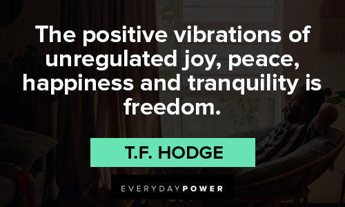 the positive tranquility quotes