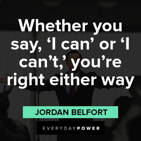Wolf of Wall Street quotes about success