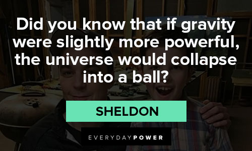The Young Sheldon quotes from Sheldon