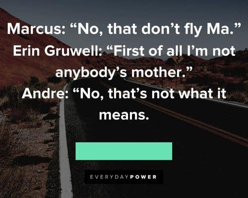 Freedom Writers quotes from conversations between Erin and the students