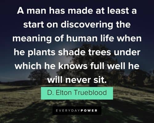 garden quotes on discovering the mening of humman life