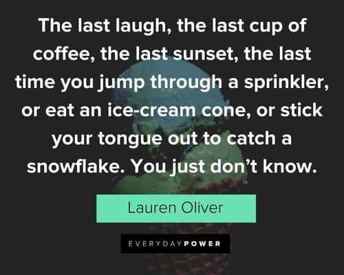 Ice Cream quotes, sayings, and Instagram captions about life and love