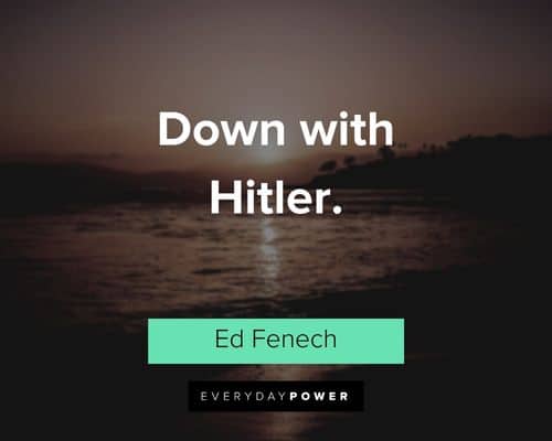 Inglourious Basterds quotes about down with Hitler