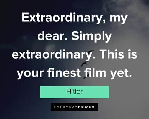 Inglourious Basterds quotes about extraordinary
