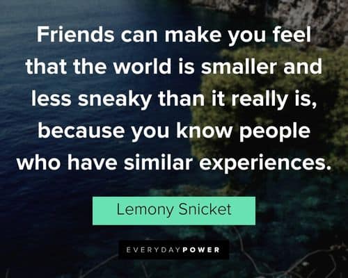 A Series of Unfortunate Events quotes about friends