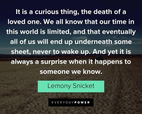 A Series of Unfortunate Events quotes about curious thing