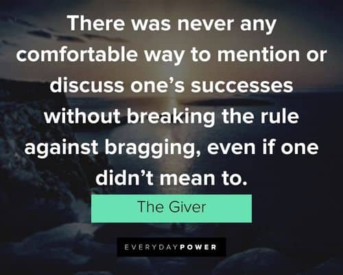 The Giver quotes about there was never any comfortable way to mention