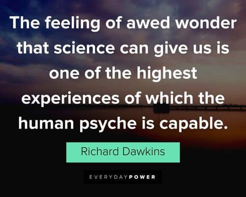wonder quotes that science can give us is one of the highest experiences