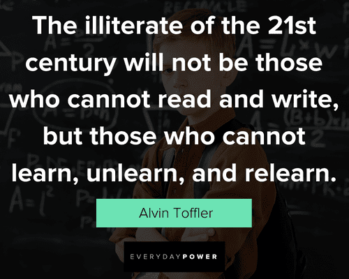 back to school quotes about the illiterate of the 21st century