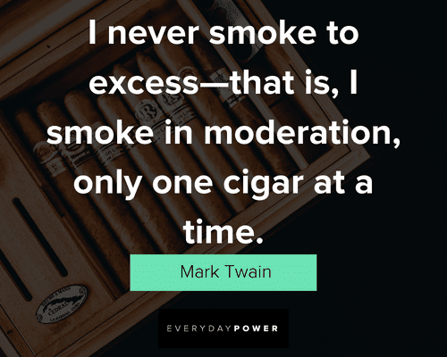Cigar quotes from famous authors and poets
