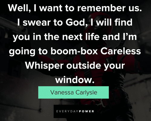 Best Deadpool quotes between Wade and Vanessa