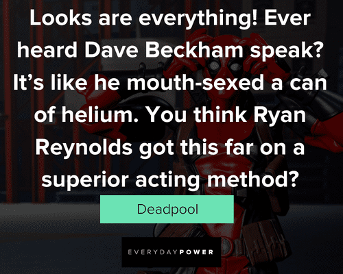 Inappropriately funny Deadpool quotes