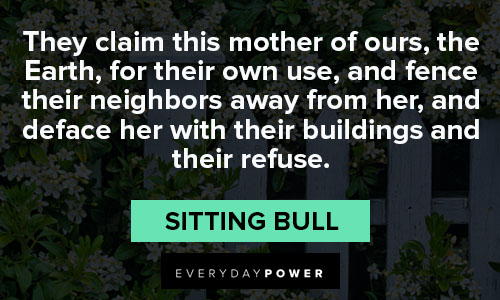 fence quotes about the earth