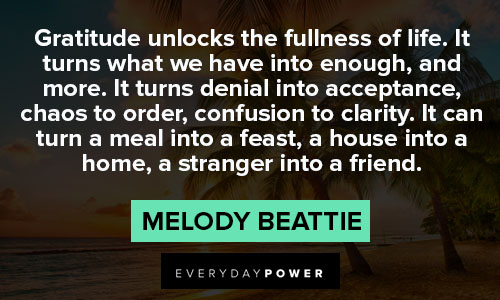 gratitude quotes about gratitude unlocks the fullness of life