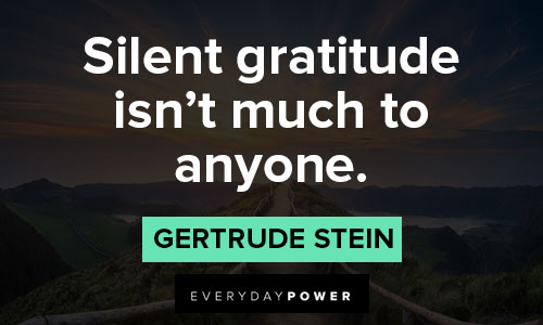 gratitude quotes about silent gratitude
