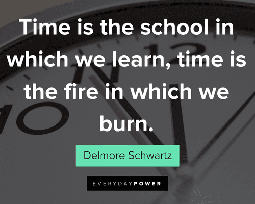 time quotes about time is the school in which we learn