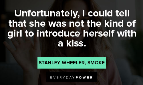 introduction quotes to introducce herself with a kiss