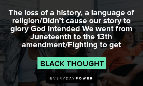 Juneteenth quotes about the loss of a history