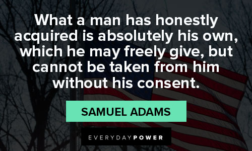 Libertarian quotes about what a man has honestly acquired is absolutely his own