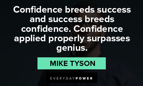 mike tyson quotes about confidence