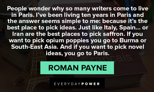 Paris quotes about visiting paris generate new ideas