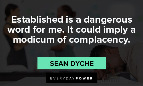complacency quotes from Sean Dyche