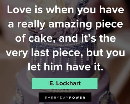 cake quotes about love