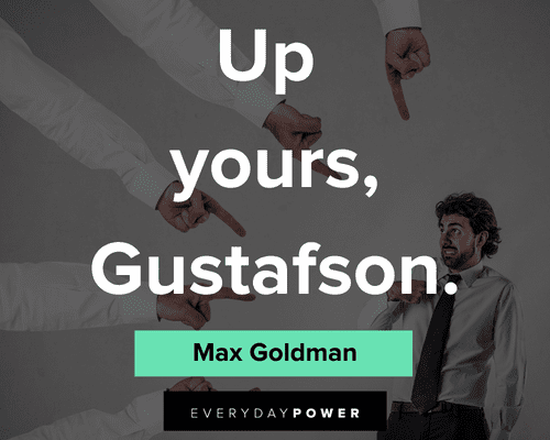 Grumpy Old Men quotes on Gustafson
