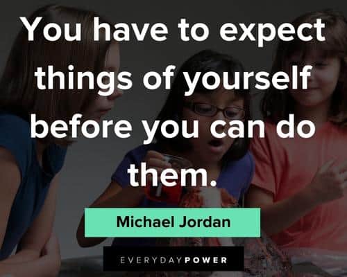 confidence quotes to expect things of yourself
