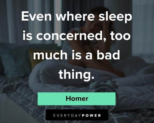sleep quotes from homer