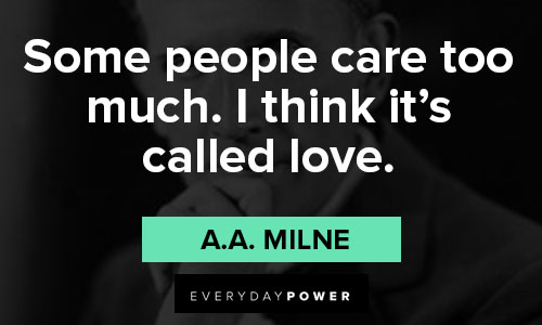 a.a. milne quotes about love