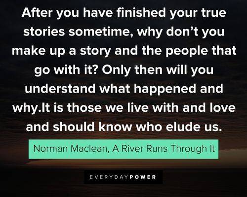 Motivational A River Runs Through It Quotes