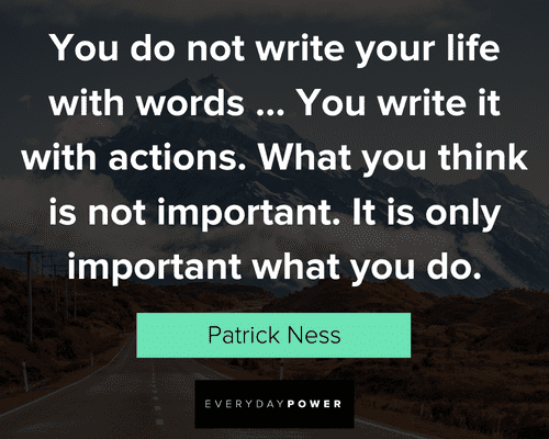 Inspirational actions speak louder than words quotes