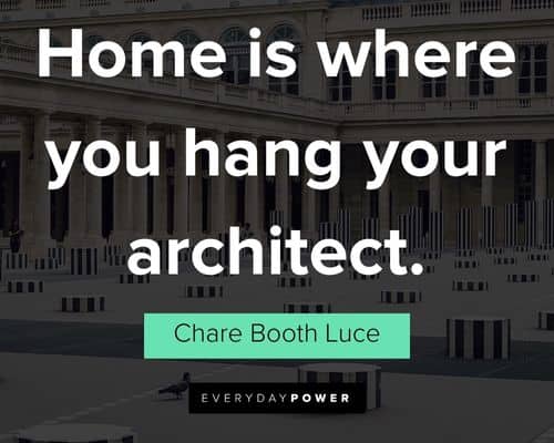 Architecture quotes about home is where you hang your architect