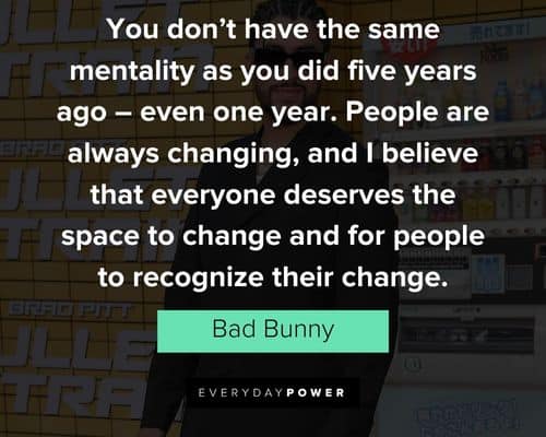 Bad Bunny quotes that will encourage you