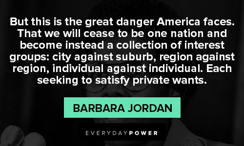 Barbara Jordan quotes and sayings