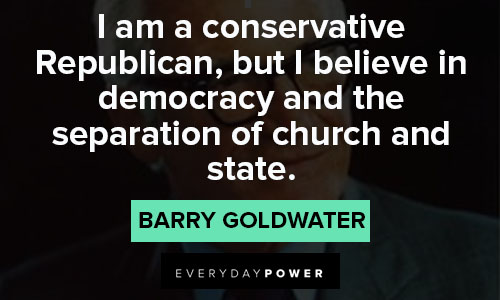 Barry Goldwater quotes about the separation of church and state