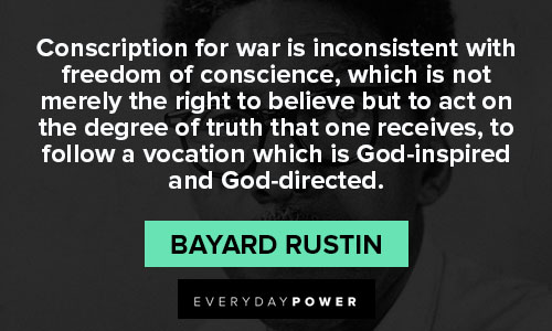 Meaningful Bayard Rustin quotes