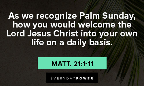 Other palm sunday quotes