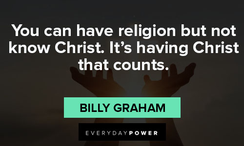 Billy Graham quotes about Religion