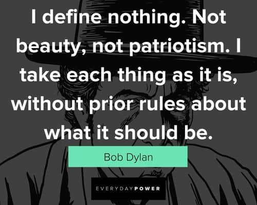 random bob dylan quotes
