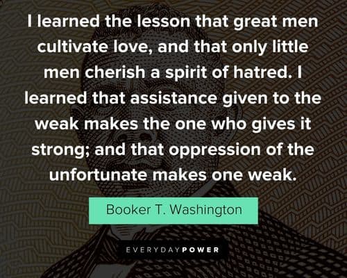 Booker T. Washington quotes to motivate you