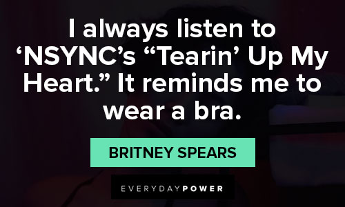 Short Britney Spears quotes