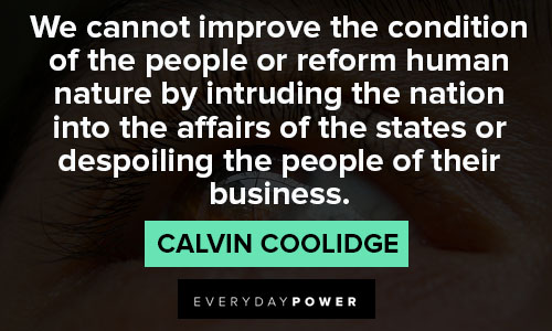Quotes and Saying Calvin Coolidge quotes