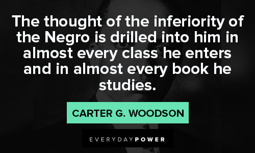 Carter G. Woodson quotes on book
