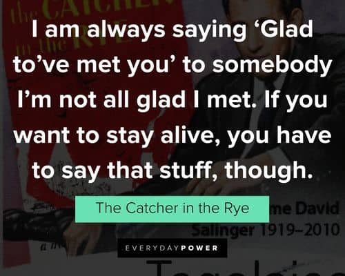 Random Catcher in the Rye quotes
