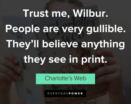 Charlotte’s Web quotes for Instagram
